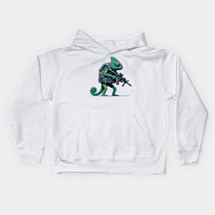 Tactical Cameleon Mastery Tee: Where Style Meets Stealth Kids Hoodie